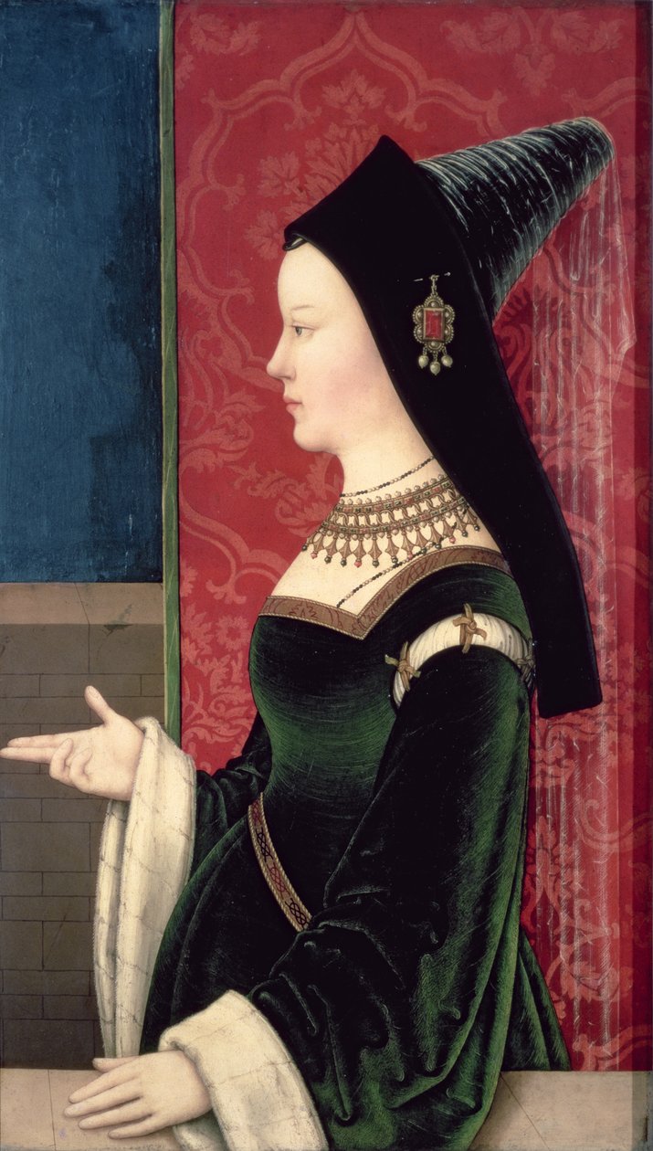 Maria av Burgund (1458-1482) (panel) av Niclas Reiser