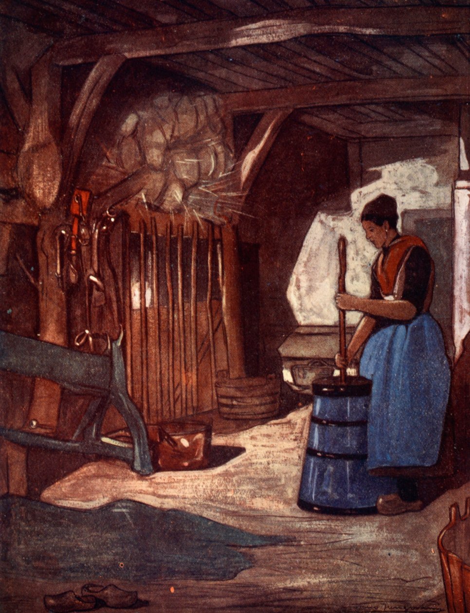Kjerne på Elspeet, 1904 av Nico Jungman