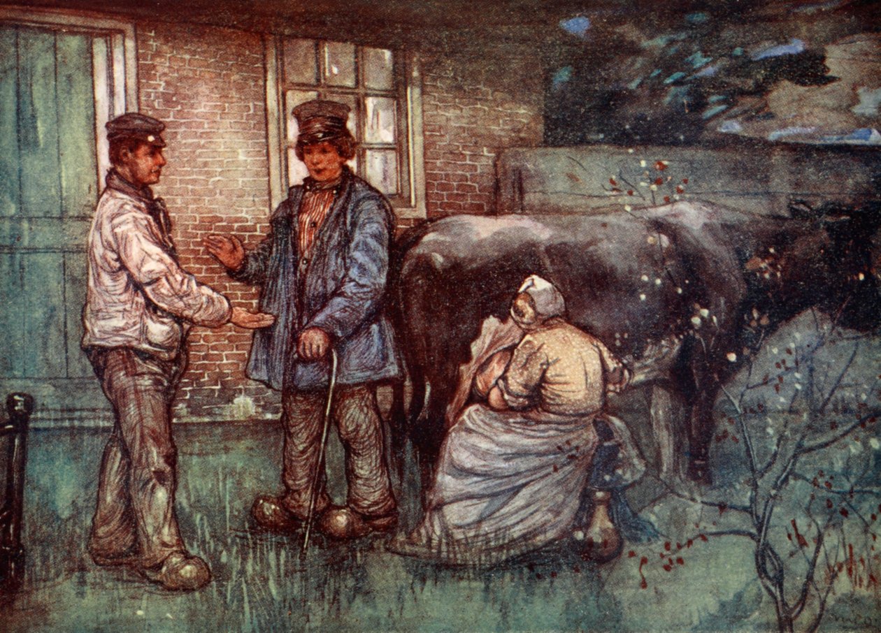 Salget av en ku, 1904 av Nico Jungman