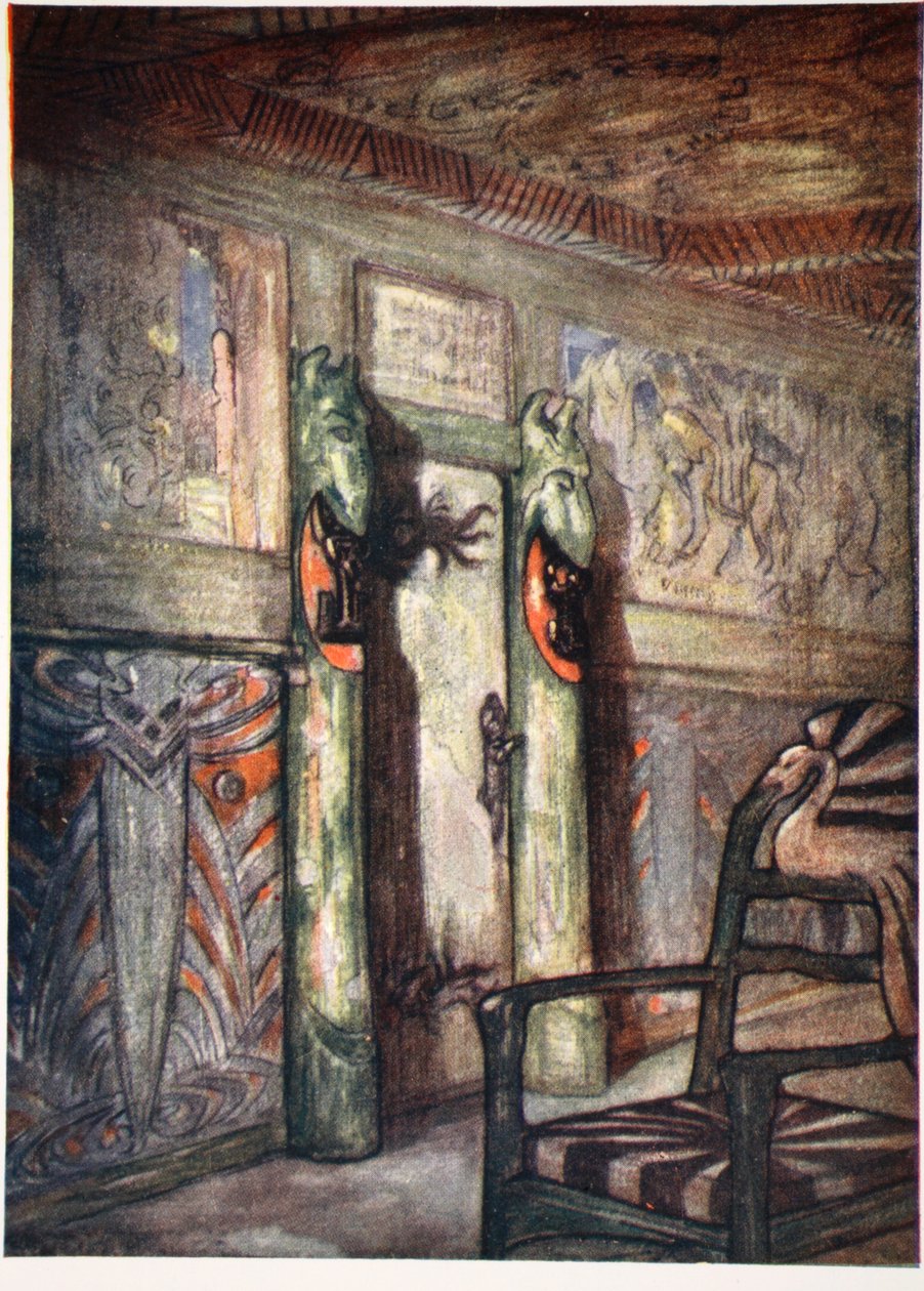 Rom ved Munthe på Holmencollen, 1905 av Nico Jungman