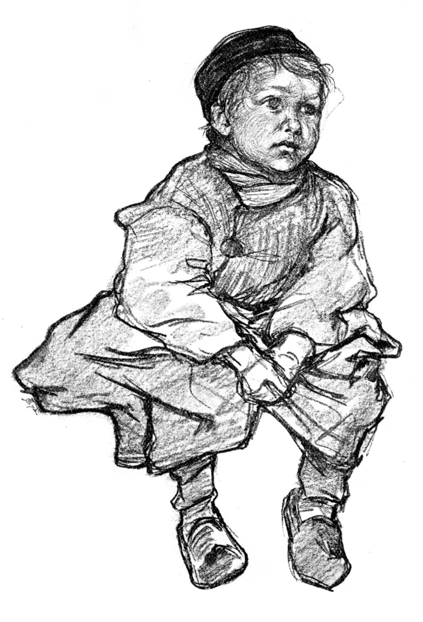 På veggen, Vollendam, 1898. av Nico Jungmann