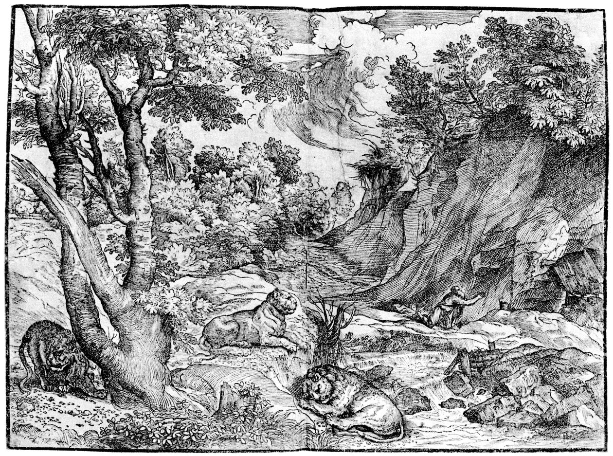 Stort landskap med St. Jerome, 1937 av Nicolò Boldrini