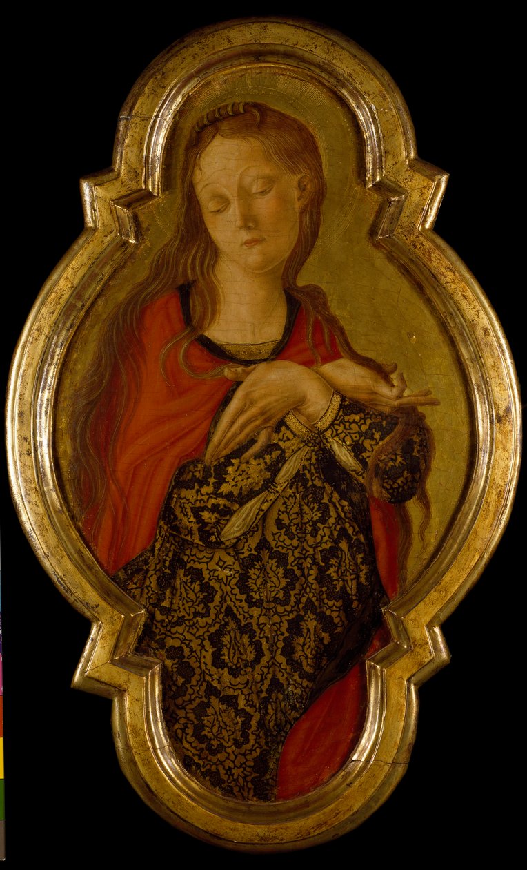 Mary Magdalene, 1400-tallet (tempera på panel) av Nicola de Maestro Antonio