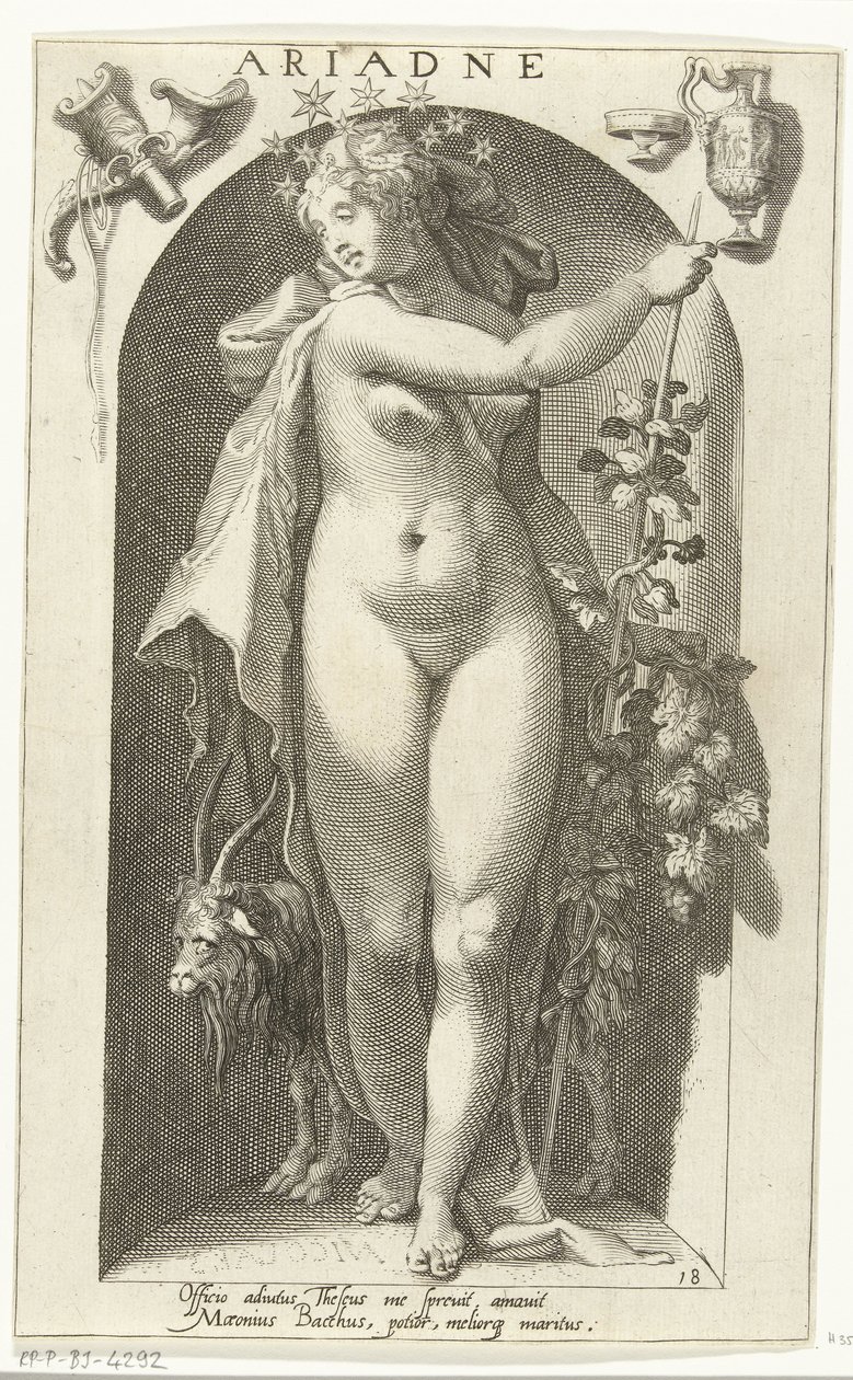 Ariadne (tittel på objekt) Ancient Gods (serietittel) av Nicolaas Braeu