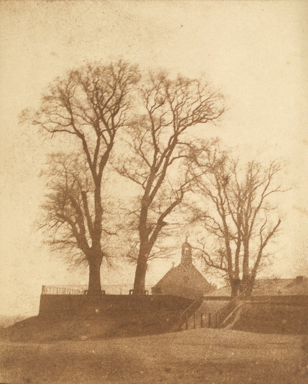 Forbury Hill, Reading, ca. 1845. av Nicolaas Henneman