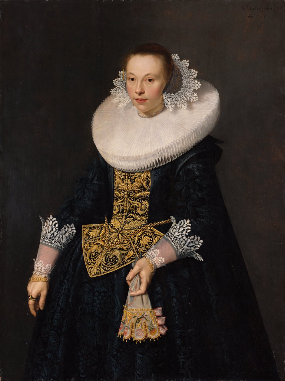 Portrett av en ung kvinne, 1632 av Nicolaes Eliasz