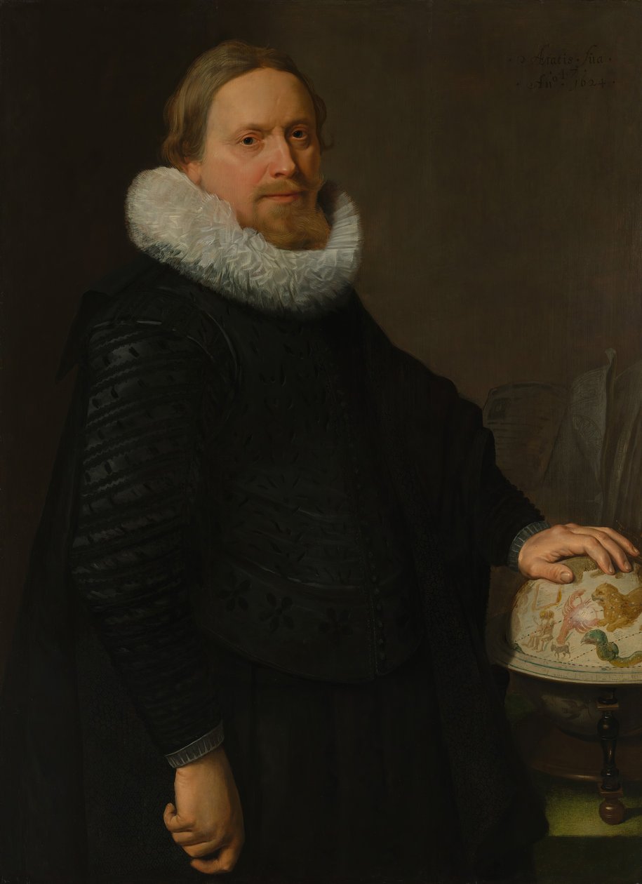 Man with a Celestial Globe, 1624. av Nicolaes Eliasz Pickenoy