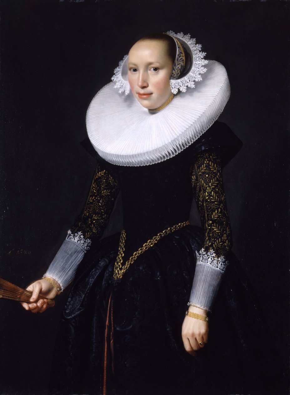 Portrett av en kvinne, 1630. av Nicolaes Eliasz Pickenoy