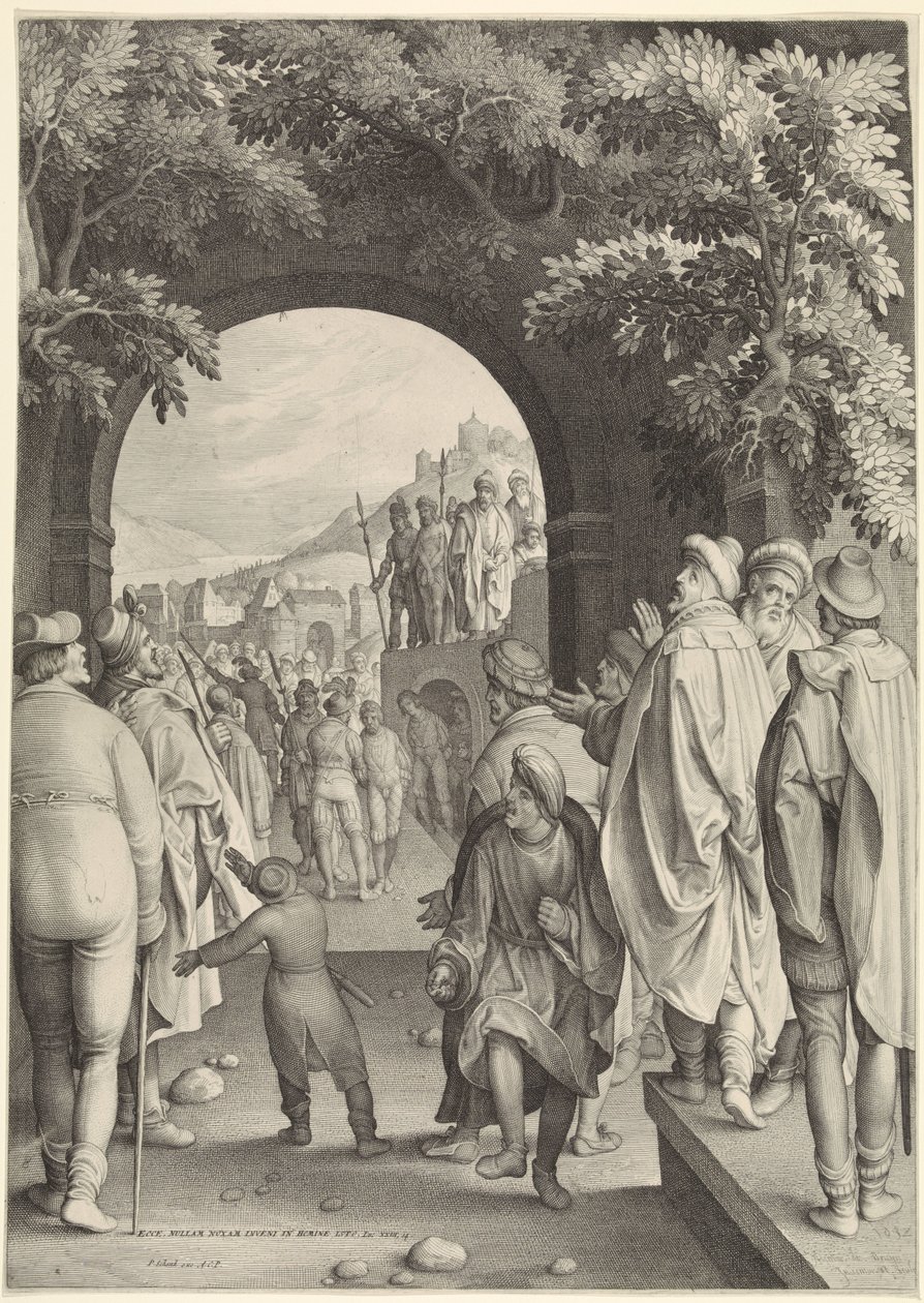 Ecce Homo Passion of Christ (serietittel) av Nicolaes de Bruyn