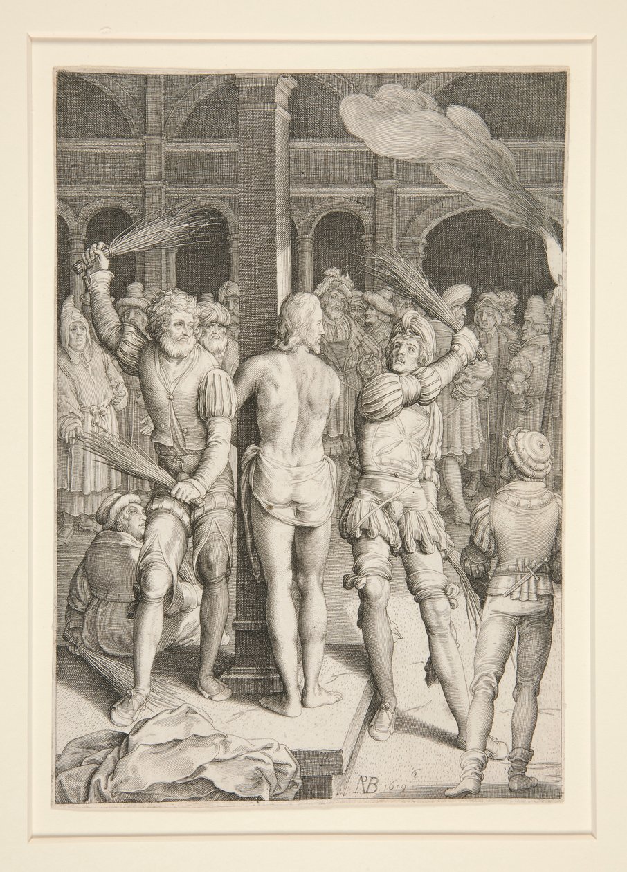The Flagellation (Passion Series) av Nicolaes de Bruyn