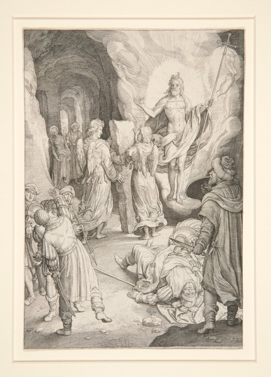 The Resurrection (Passion Series) av Nicolaes de Bruyn