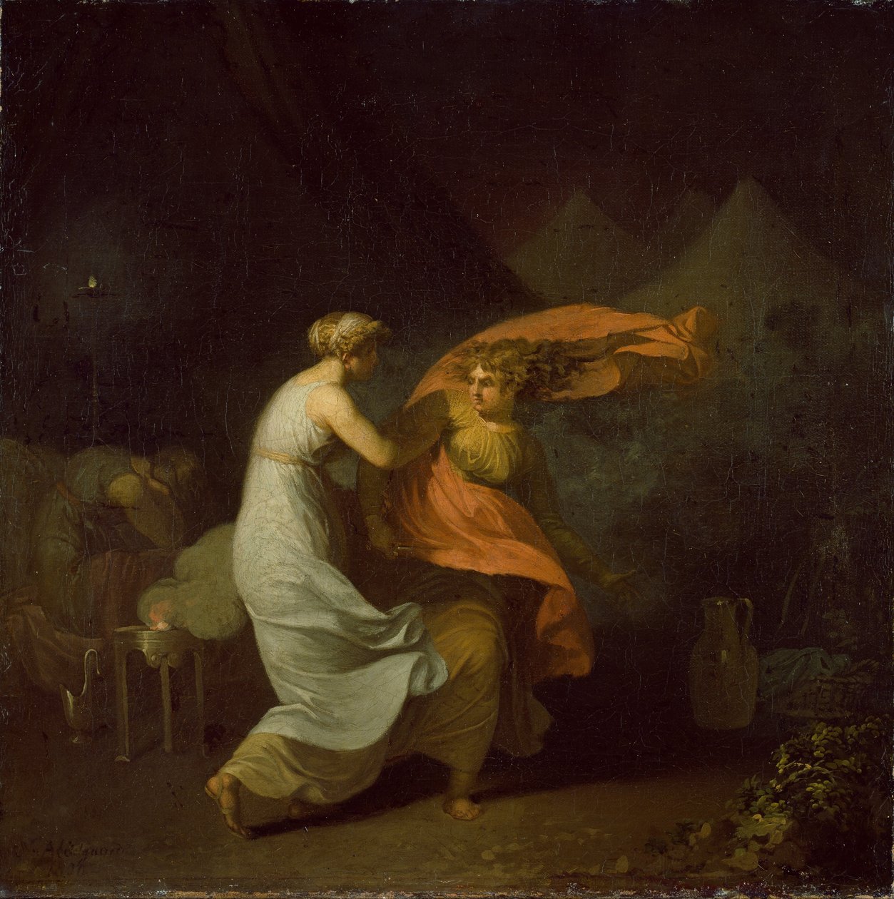 Julia og Fulvia av Nicolai Abraham Abildgaard