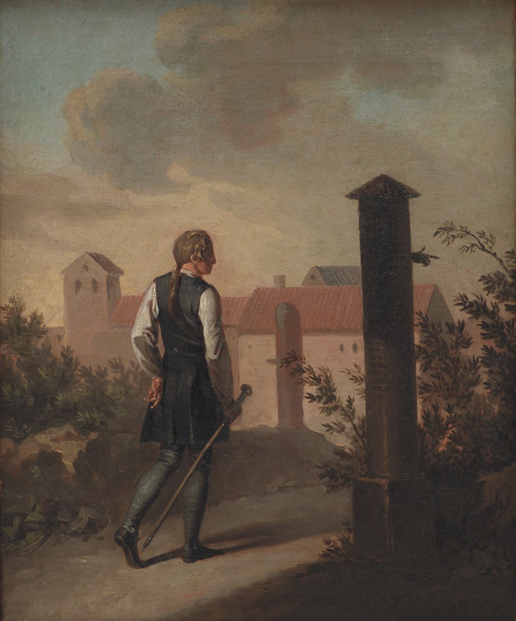 Niels Klim i Potu av Nicolai Abildgaard