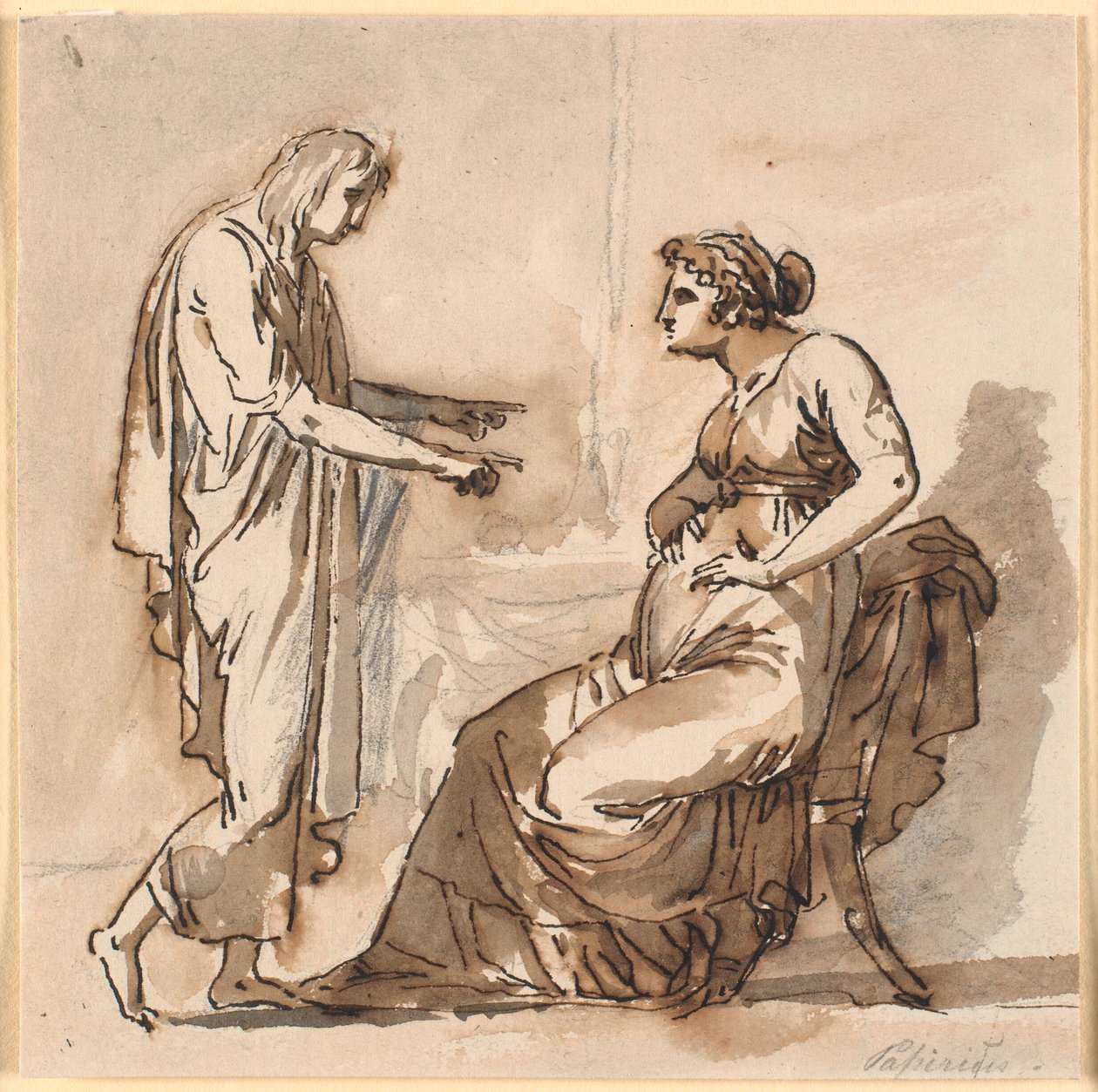 Papirius og moren hans av Nicolai Abildgaard