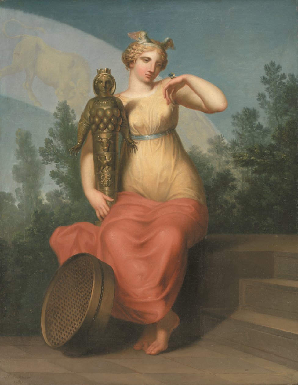 Filosofi. Allegorisk figur. av Nicolai Abildgaard