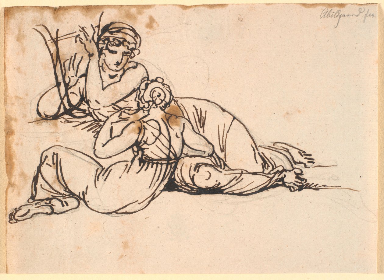Sappho og Mytilene av Nicolai Abildgaard