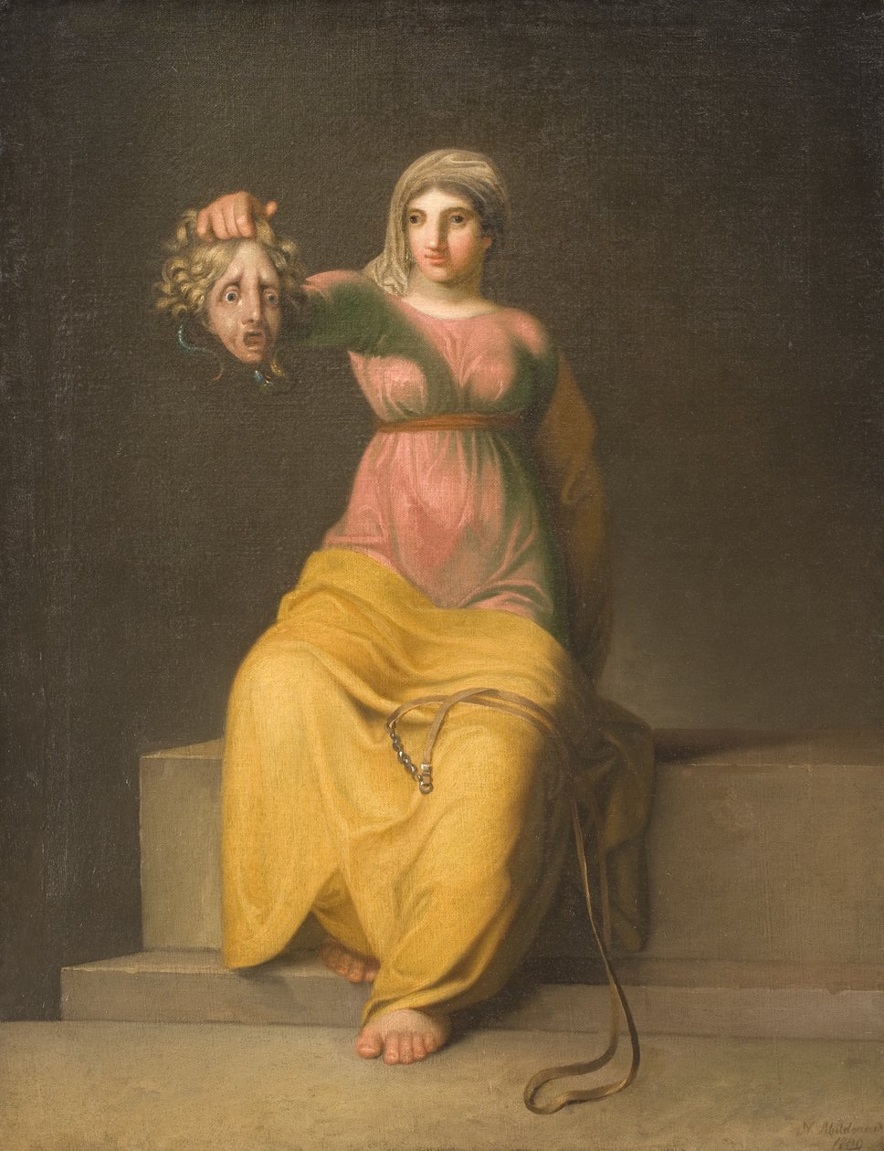 Teologi. Allegorisk figur av Nicolai Abildgaard
