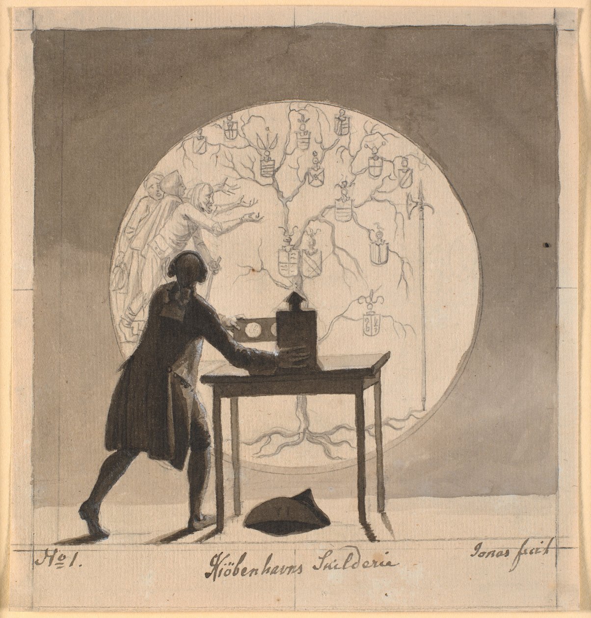 Laterna Magica, 1786-1788. av Nicolai Abraham Abildgaard