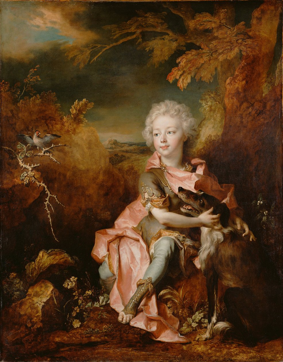 Portrett av en gutt i fancy dress av Nicolas de Largillière