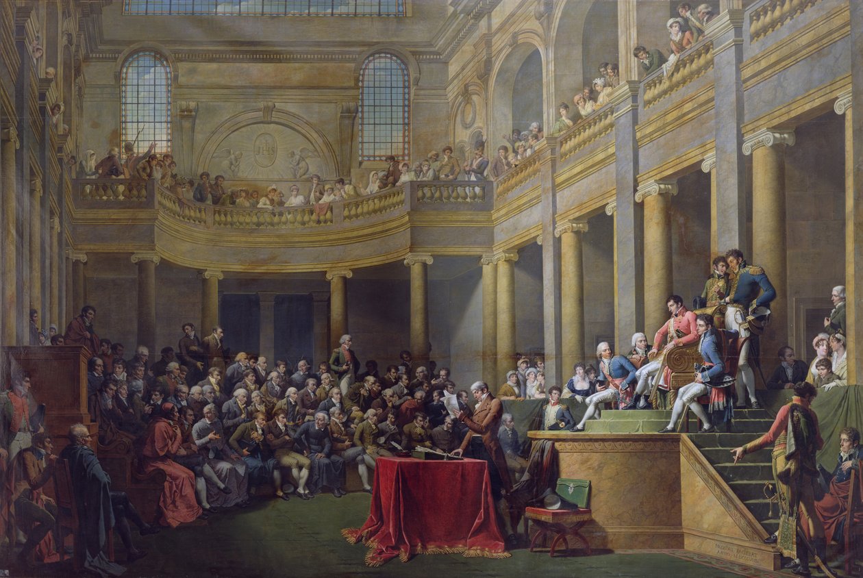Komiteen i Lyon, 26. januar 1802, 1808 av Nicolas Andre Monsiau