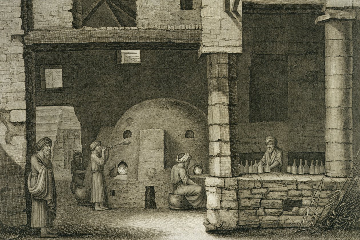 The Glass Bottle Maker, fra bind II Arts and Trades av 
