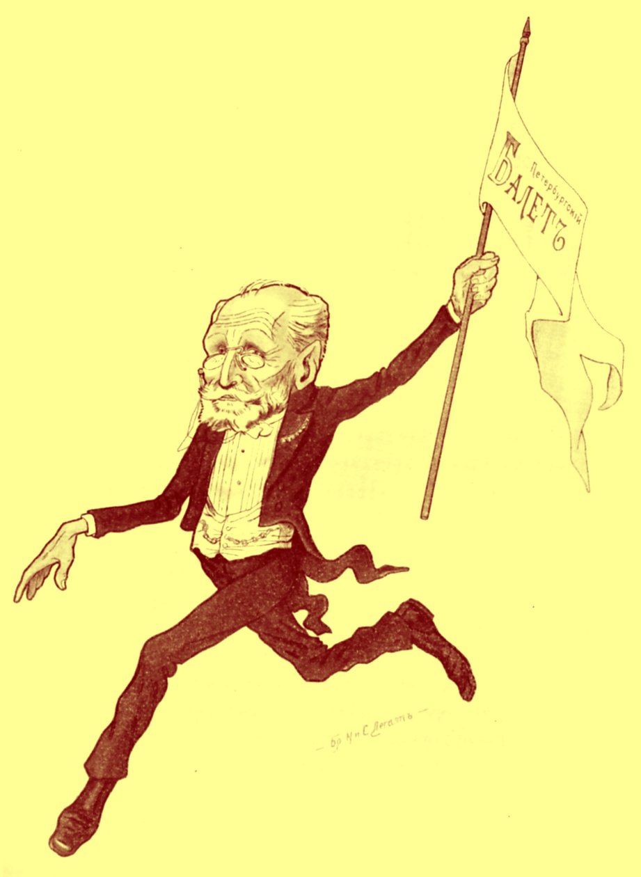 PETIPA Mario-karikatur av Nicolas Legat