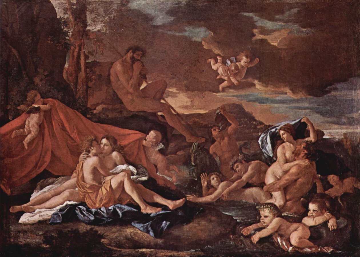 Akis og Galathea av Nicolas Poussin