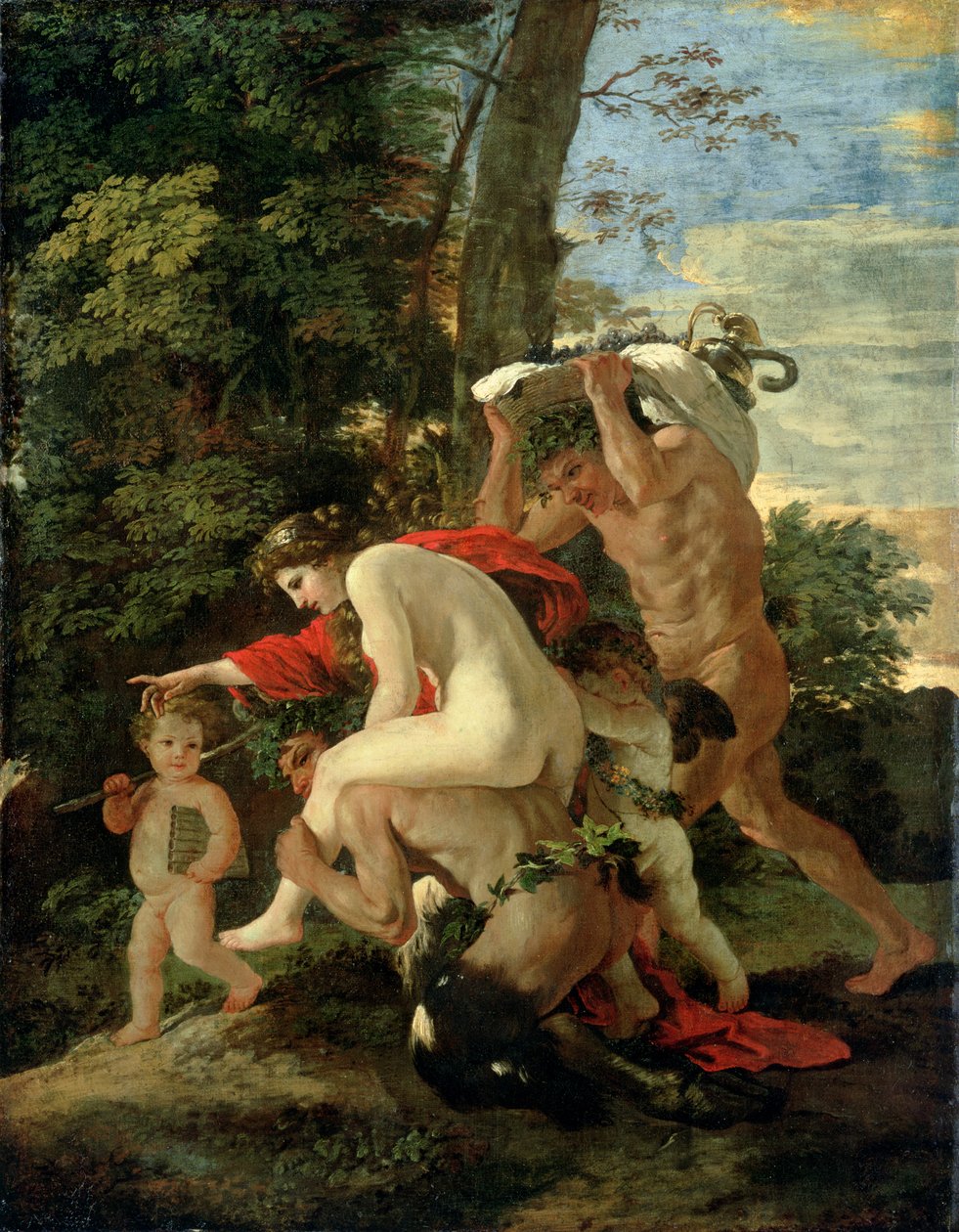 Bacchanalian Scene, før 1630 av Nicolas Poussin