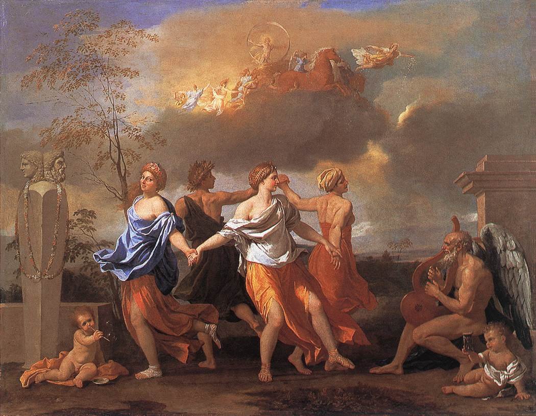 Dans til tidens musikk av Nicolas Poussin