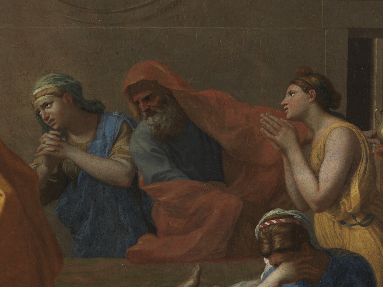 Extreme Unction, fra 'De syv sakramenter', 1638-40 av Nicolas Poussin
