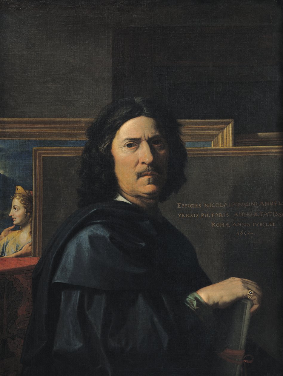 Portrett av kunstneren, 1650 av Nicolas Poussin