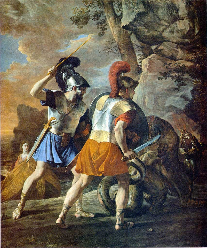The Companions of Rinaldo av Nicolas Poussin