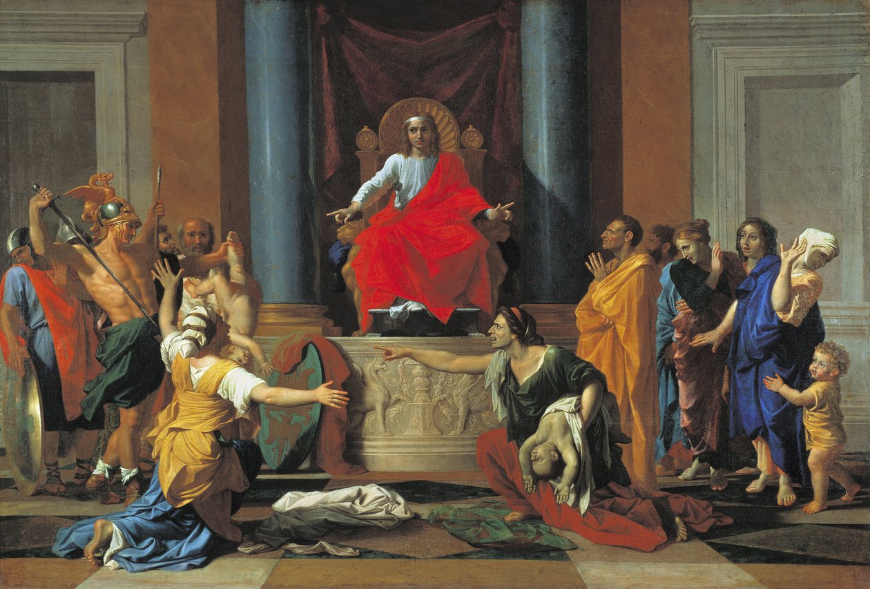 Salomos dom, 1649 av Nicolas Poussin