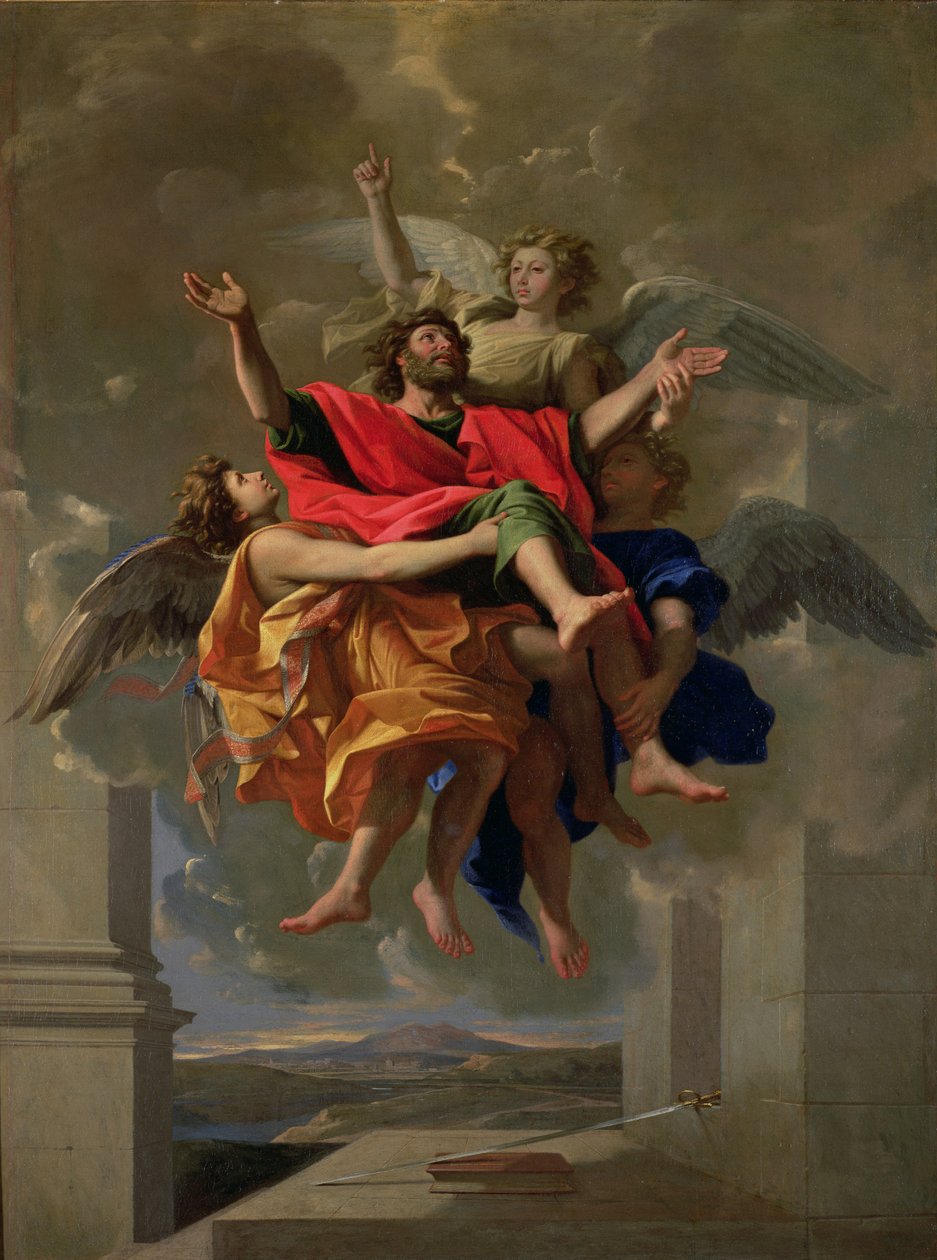 The Vision of St. Paul, 1649-50 av Nicolas Poussin