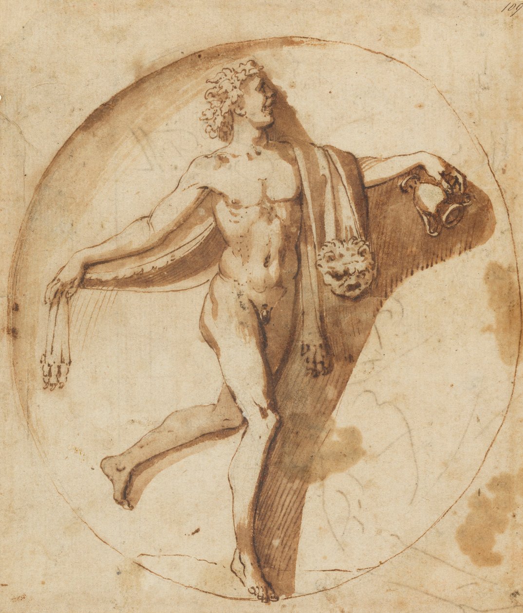 Votary av Bacchus, ca. 1640 av Nicolas Poussin