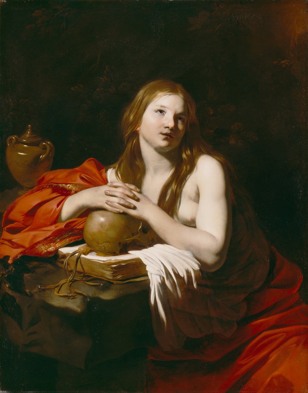 Den angrende Magdalena, ca. 1625 av Nicolas Regnier