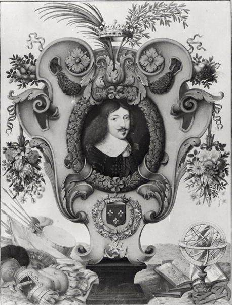 Portrett av Gaston dOrleans (1608-60) (wc på vellum) av Nicolas Robert