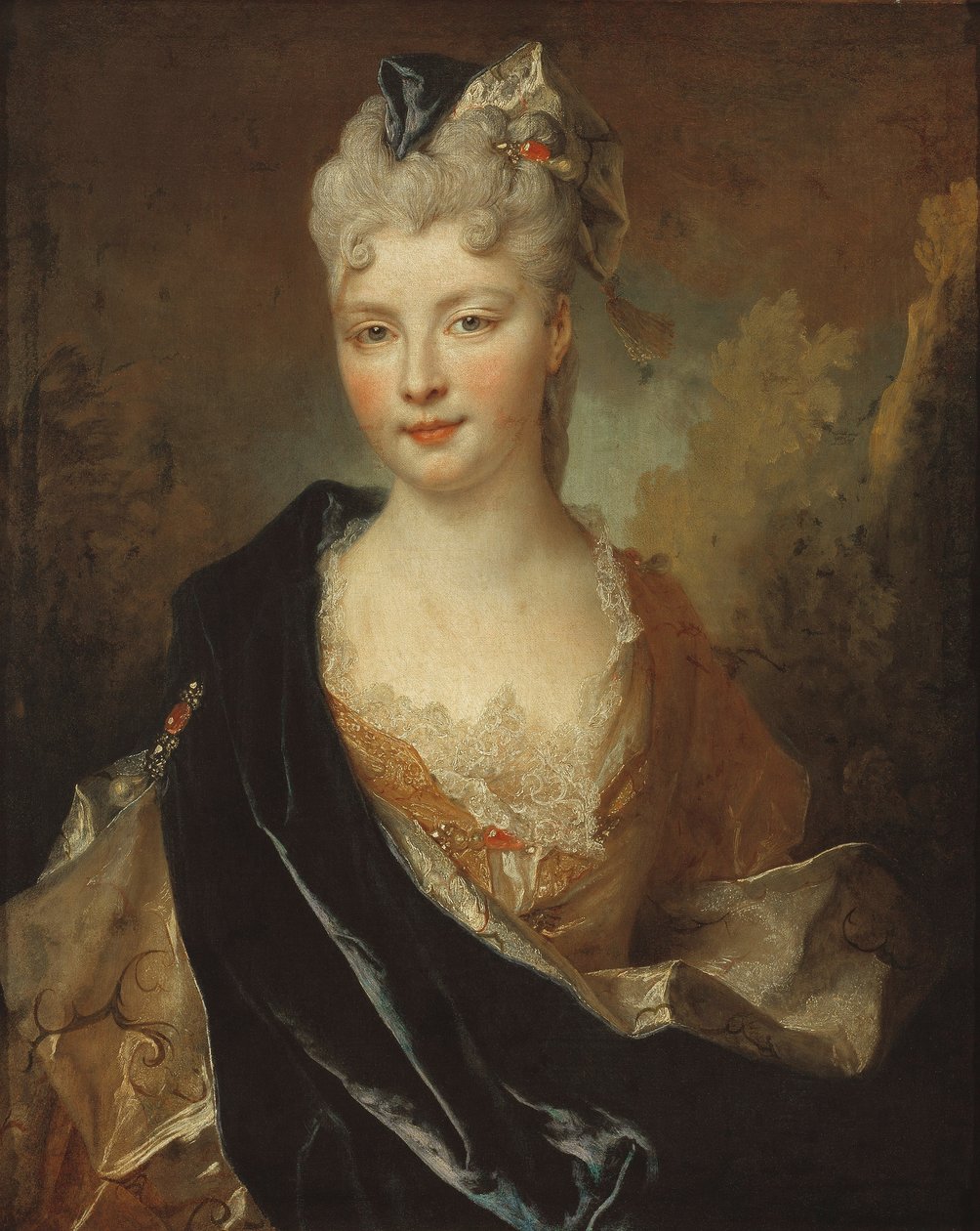 Portrett av en ung dame av Nicolas de Largillière