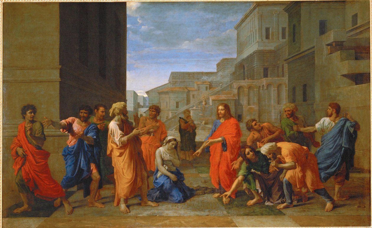  av Nicolas (attr.to) Poussin