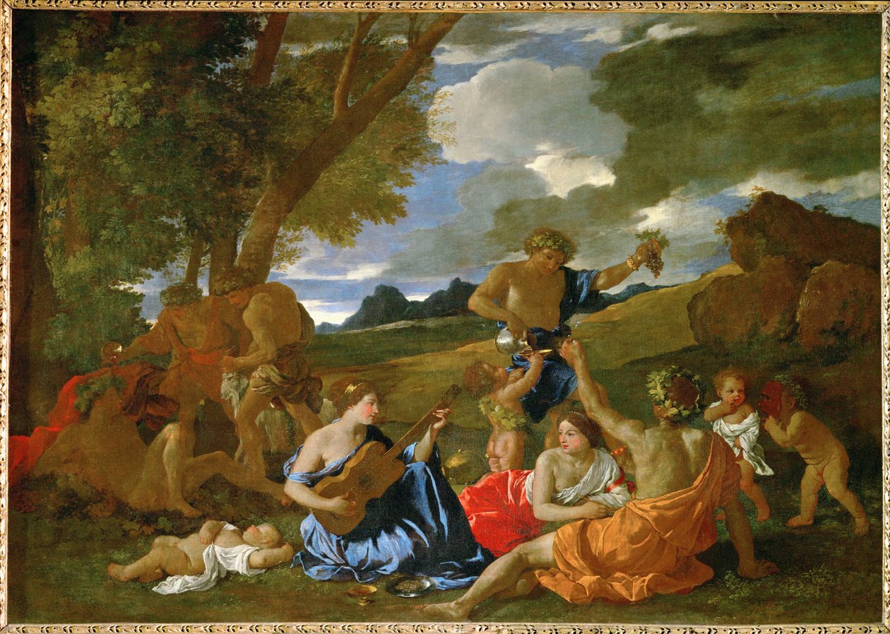  av Nicolas (attr.to) Poussin