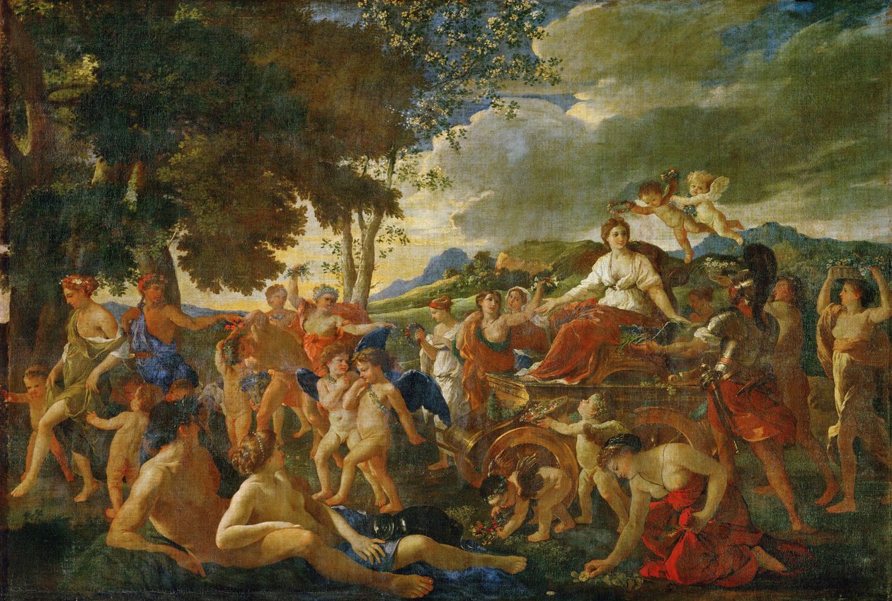  av Nicolas (attr.to) Poussin