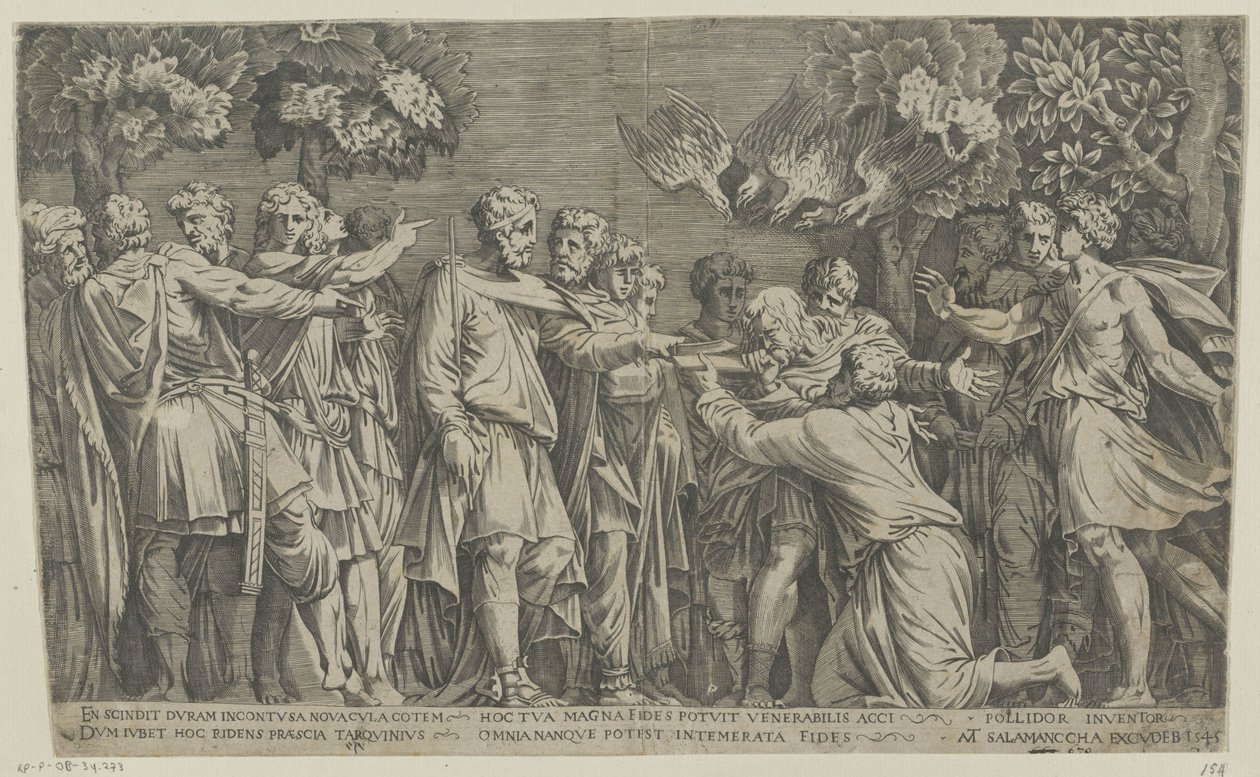 Gamle augur av Nicolas Beatrizet (attributed to)