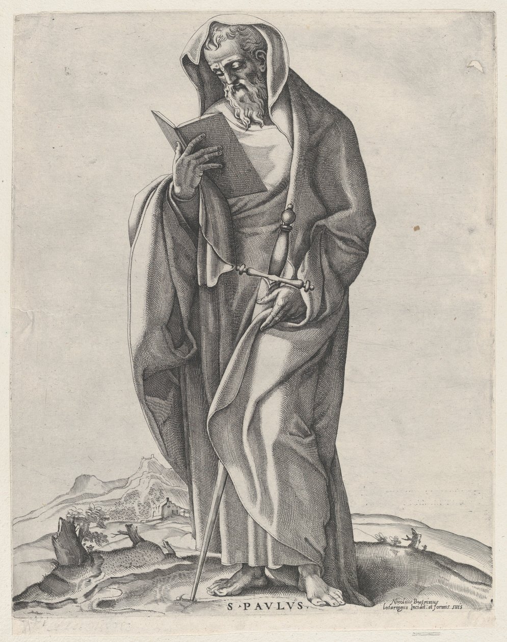 En gammel mann Saint Paul, 1530-66., 1530-66. av Nicolas Beatrizet