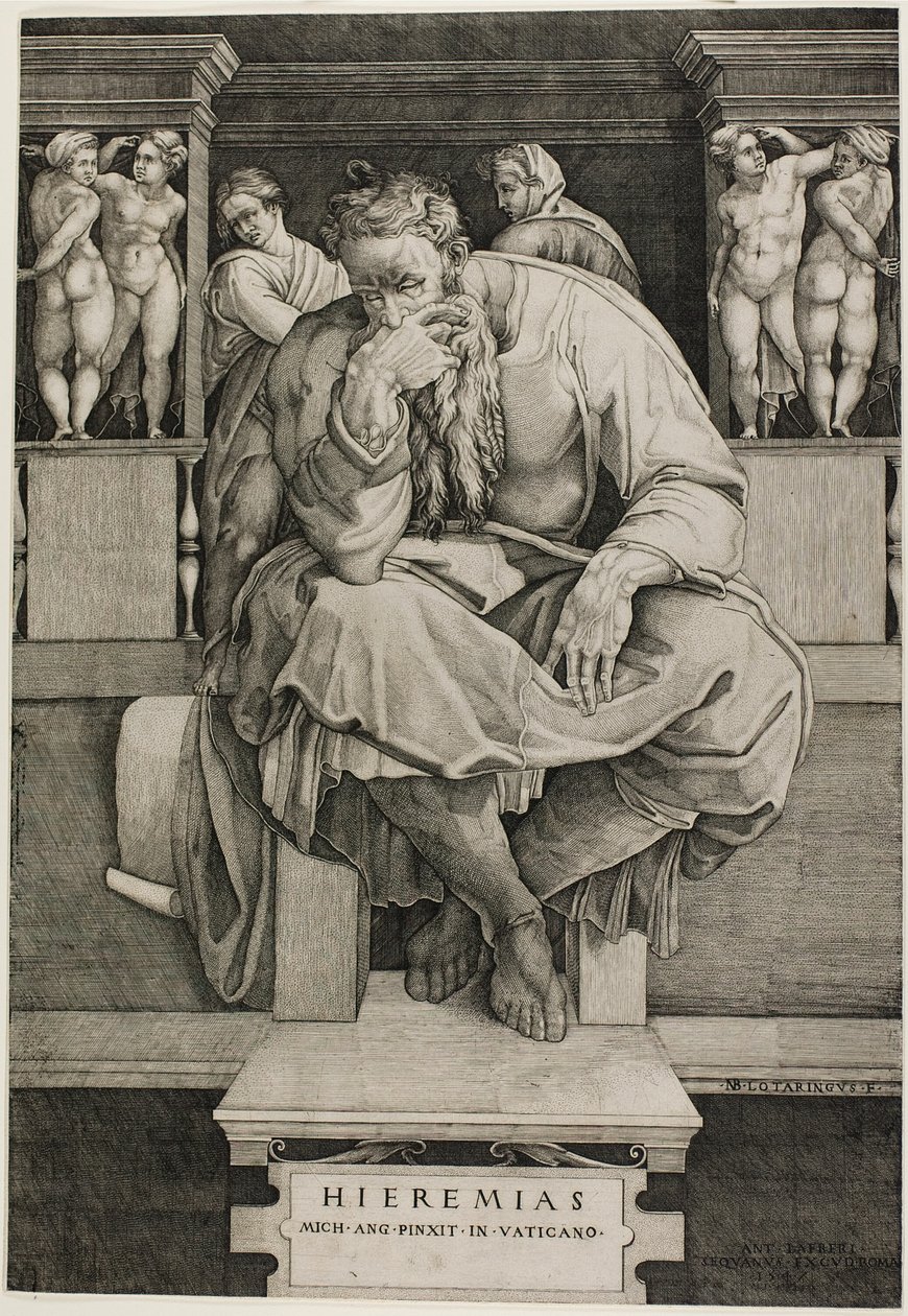 Jeremia av Nicolas Beatrizet