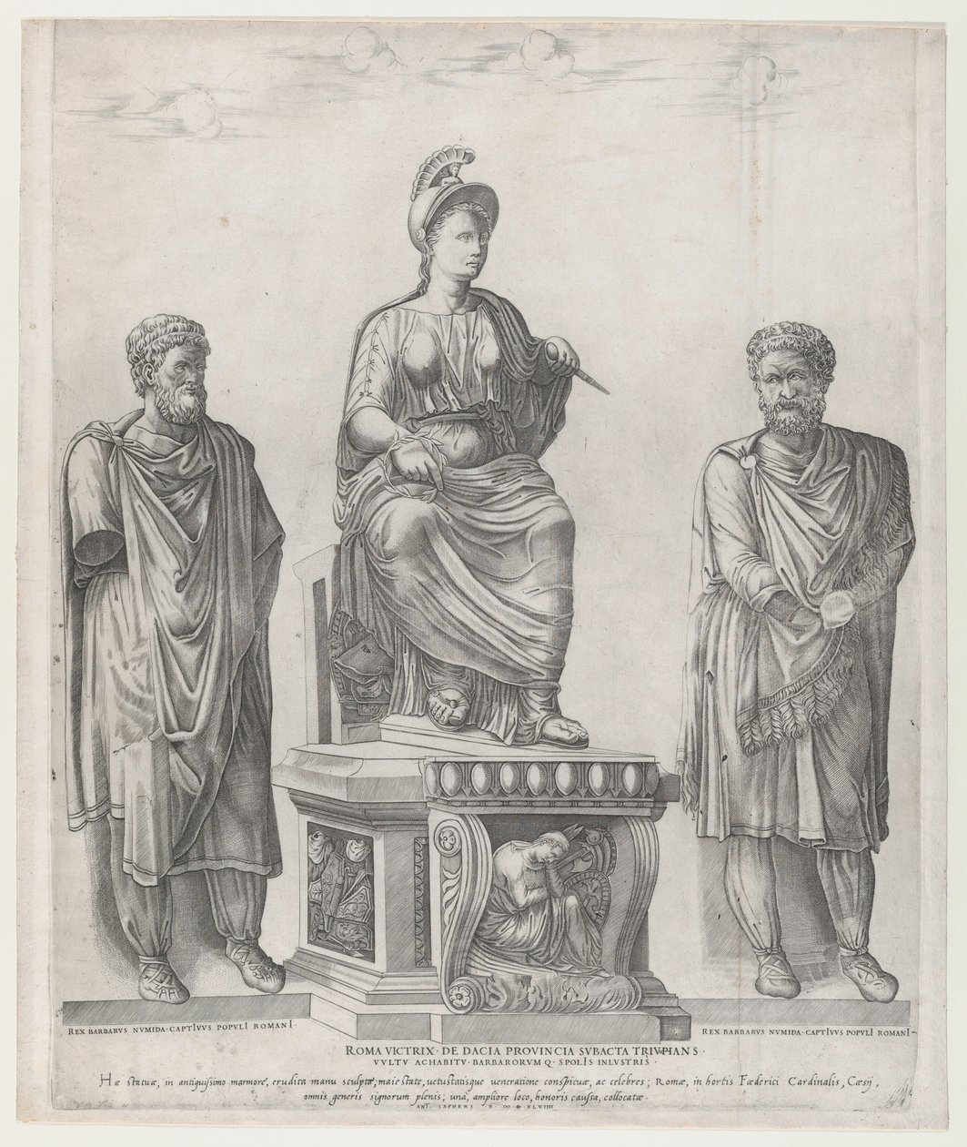 Mirror of Roman Magnificence: Roma Victorious, 1549., 1549. av Nicolas Beatrizet