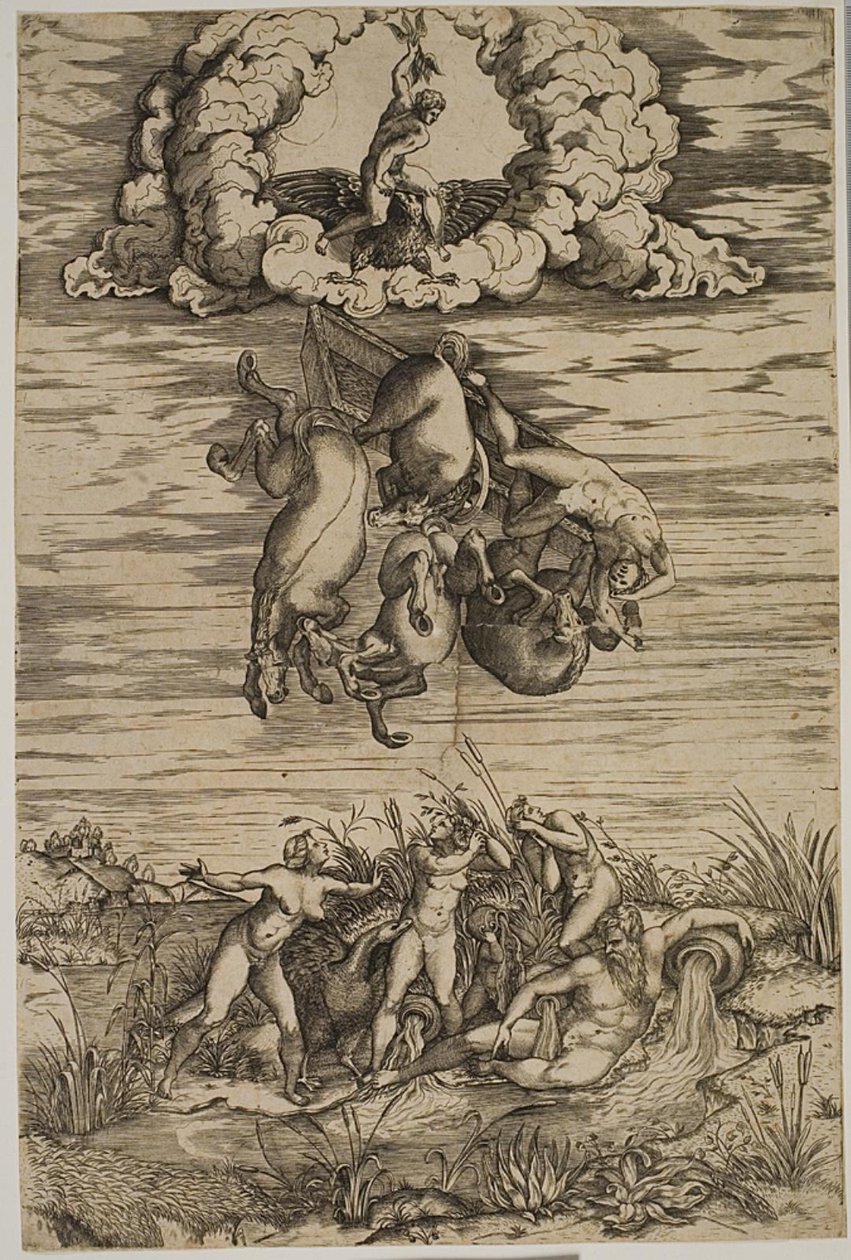 Phaetons fall av Nicolas Beatrizet
