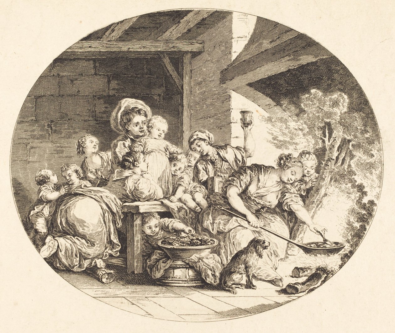 Donuts av Nicolas Delaunay after Jean Honoré Fragonard