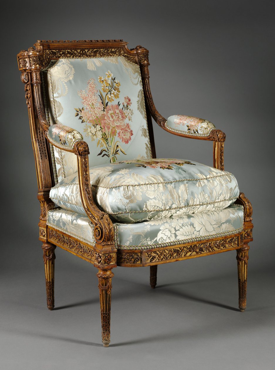 Lenestol, ca. 1785 (buksbom) av Nicolas Denis Delaisement