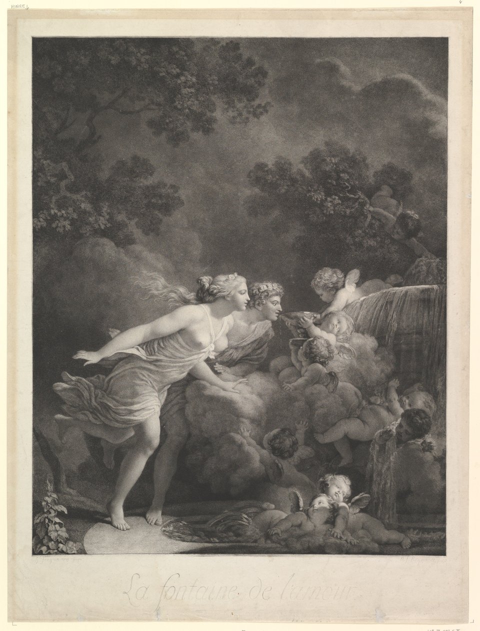 Kjærlighetens fontene, 1785. av Nicolas Francois Regnault