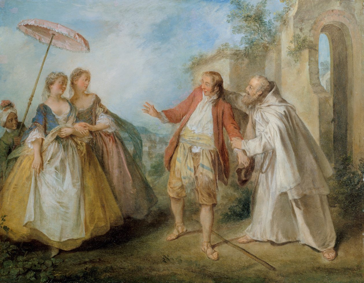 Bror Philippi Geese, ca. 1736. av Nicolas Lancret
